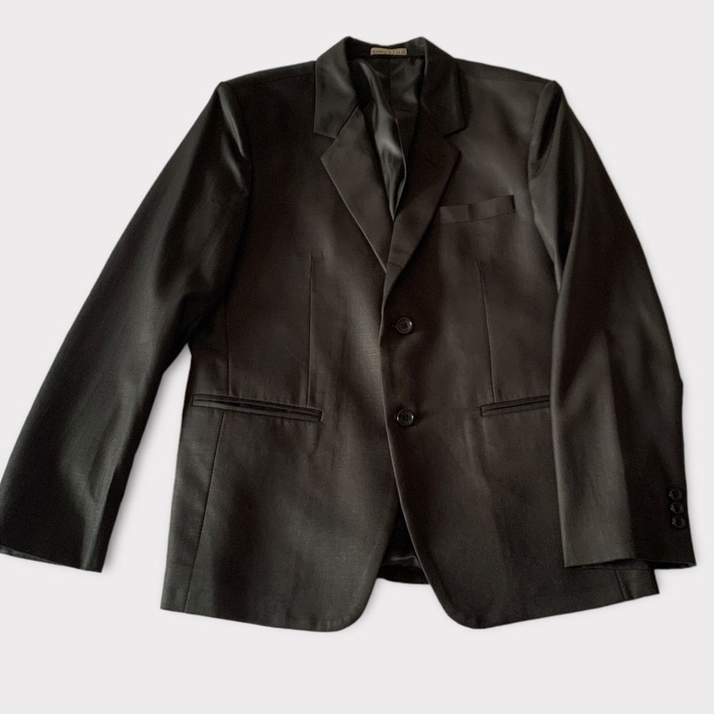 Custom Silk Wool Blend Separate Sport Coat Jacket Blazer Pants as a Bonus Size L